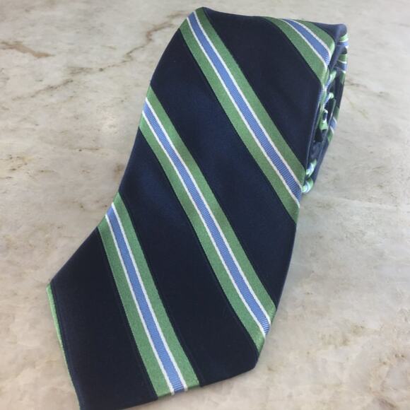 BANANA REPUBLIC SILK TIE (long-slim) - Picture 8 of 10